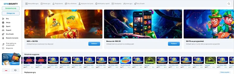spinbounty-casino-strona-glowna